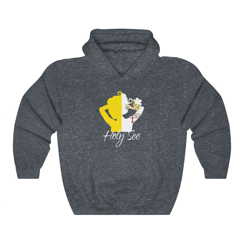 Holy See Lady Flag Hoodie Sweatshirt 2 - Unisex