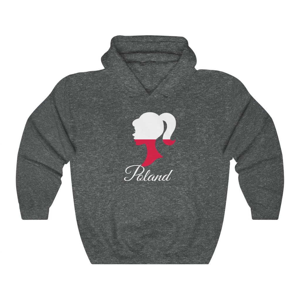 Poland Girl Flag Hoodie Sweatshirt 2 - Unisex