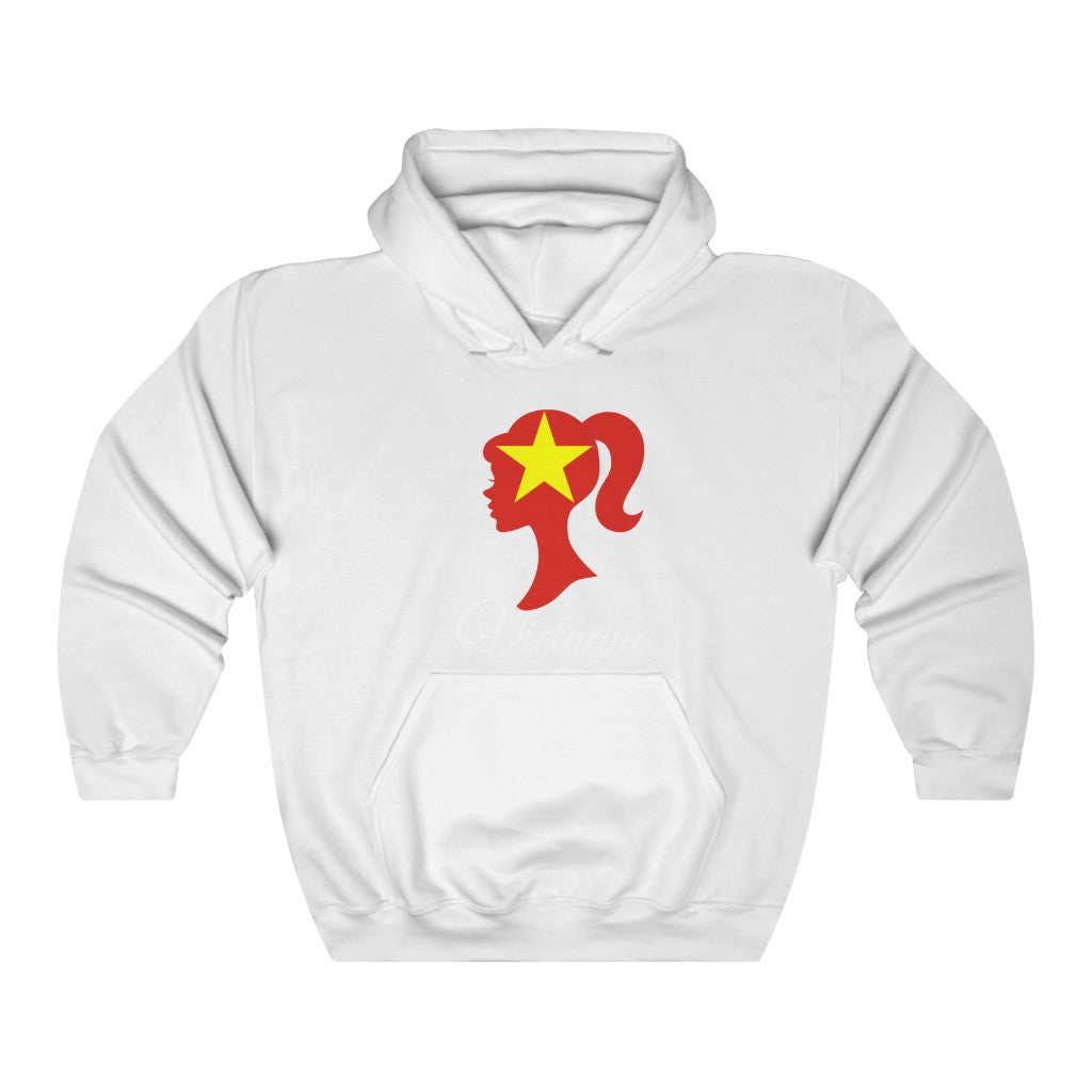 Vietnam Girl Flag Hoodie Sweatshirt 2 - Unisex
