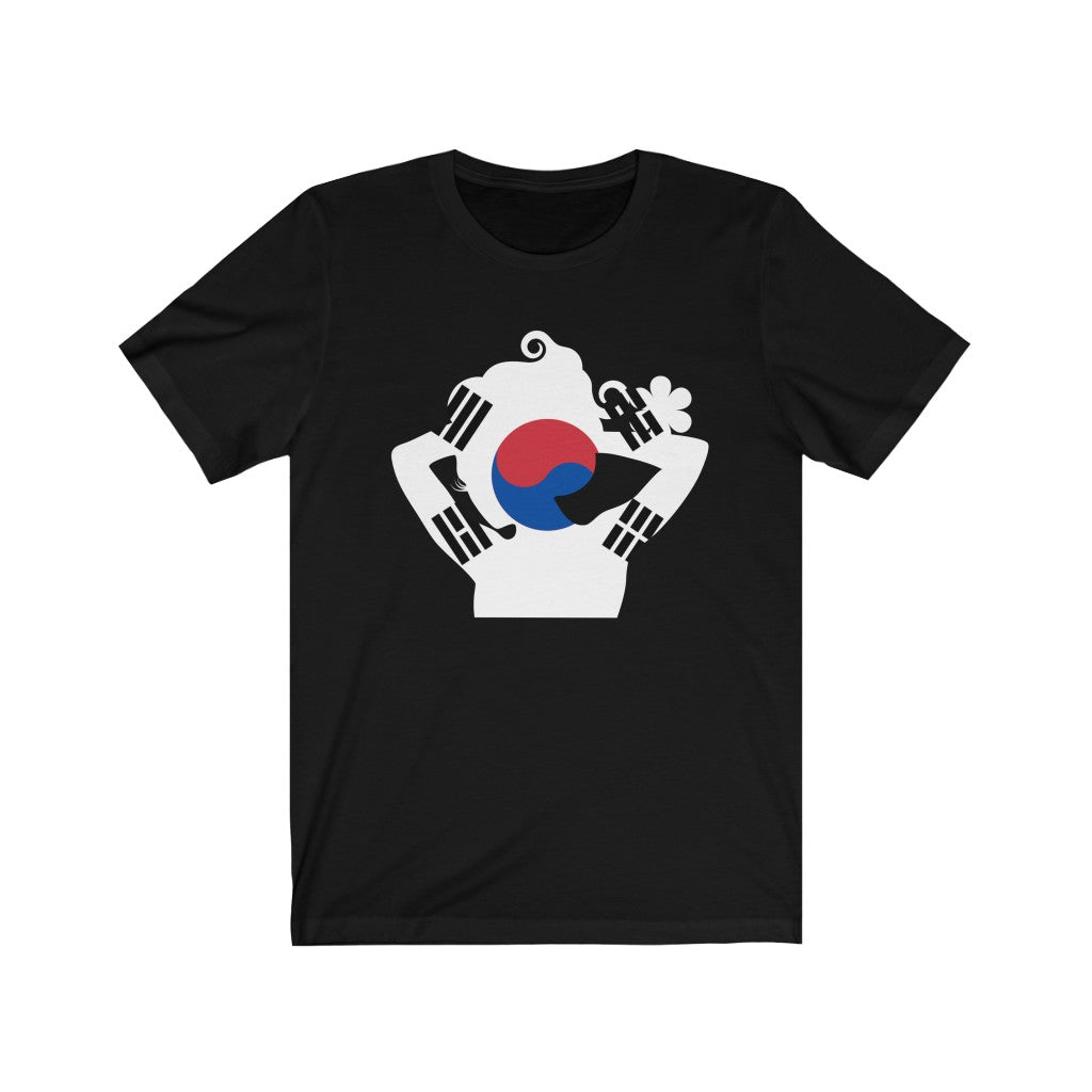 South Korea Lady Flag Premium Tee - Unisex