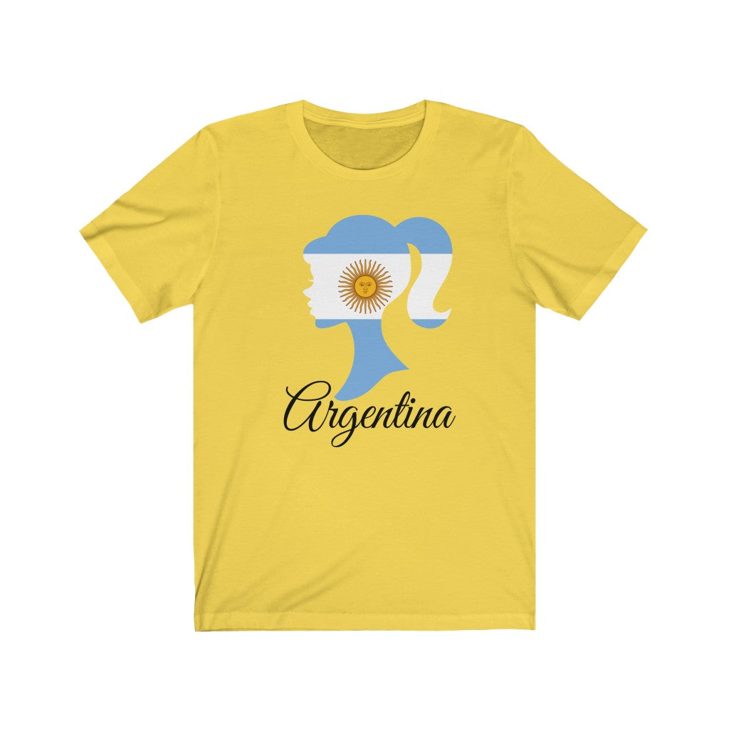 Argentina Girl Flag Premium Tee 1 - Unisex