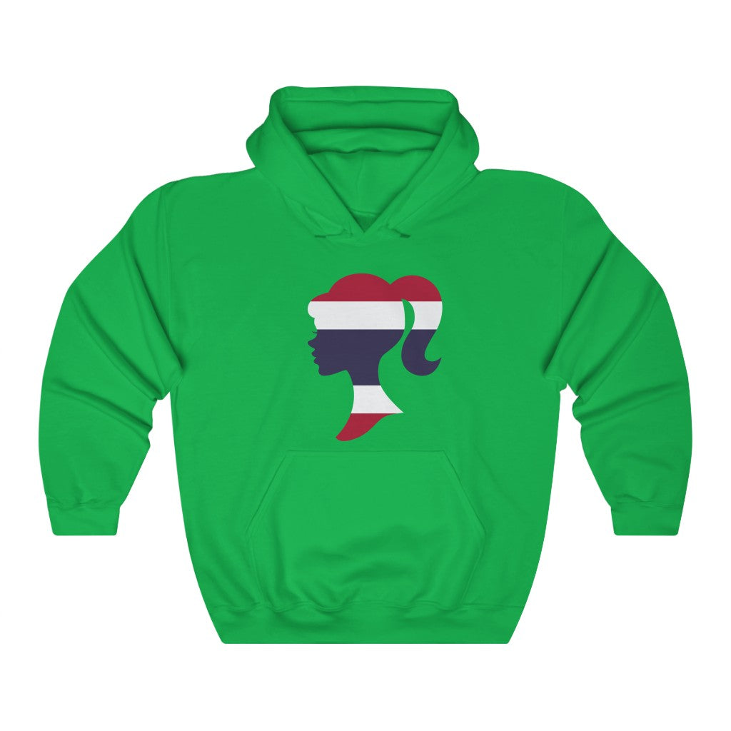 Thailand Girl Flag Hoodie Sweatshirt - Unisex