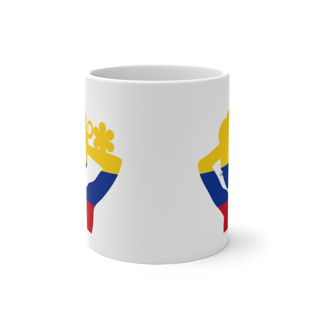 Colombia Lady Color Changing Mug