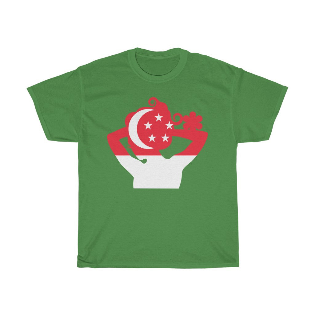Singapore Lady Flag Standard Tee - Unisex