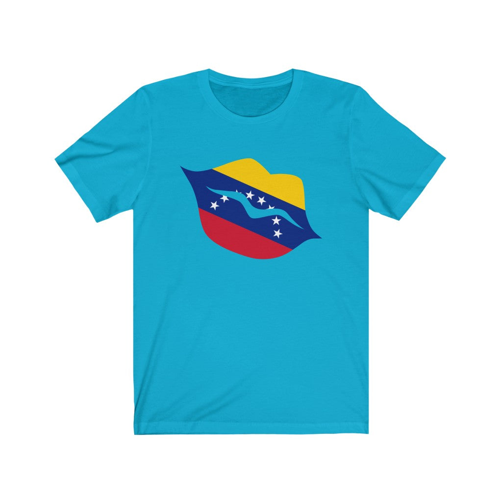 Venezuela Lips Flag Premium Tee - Unisex