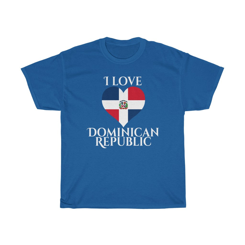 Dominican Republic Heart Flag Standard Tee 2 - Unisex