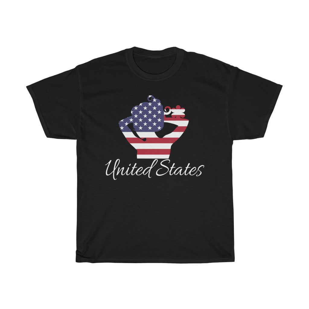 United States of America Lady Flag Standard Tee 2 - Unisex