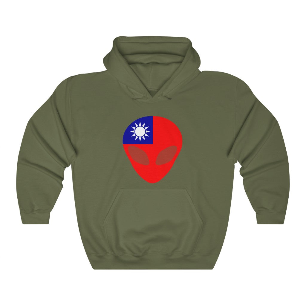 Republic of China (Taiwan) Alien Flag Hoodie Sweatshirt - Unisex