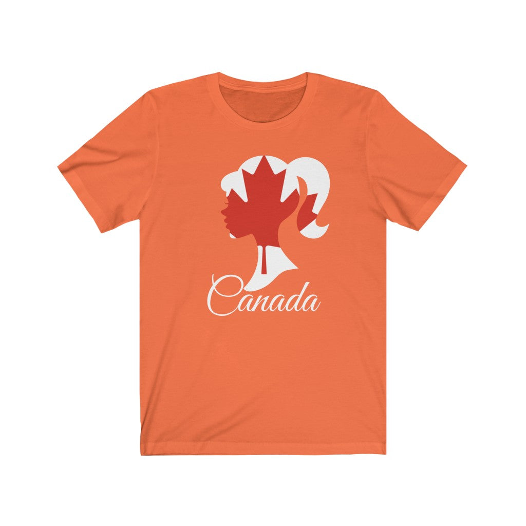 Canada Girl Flag Premium Tee 2 - Unisex