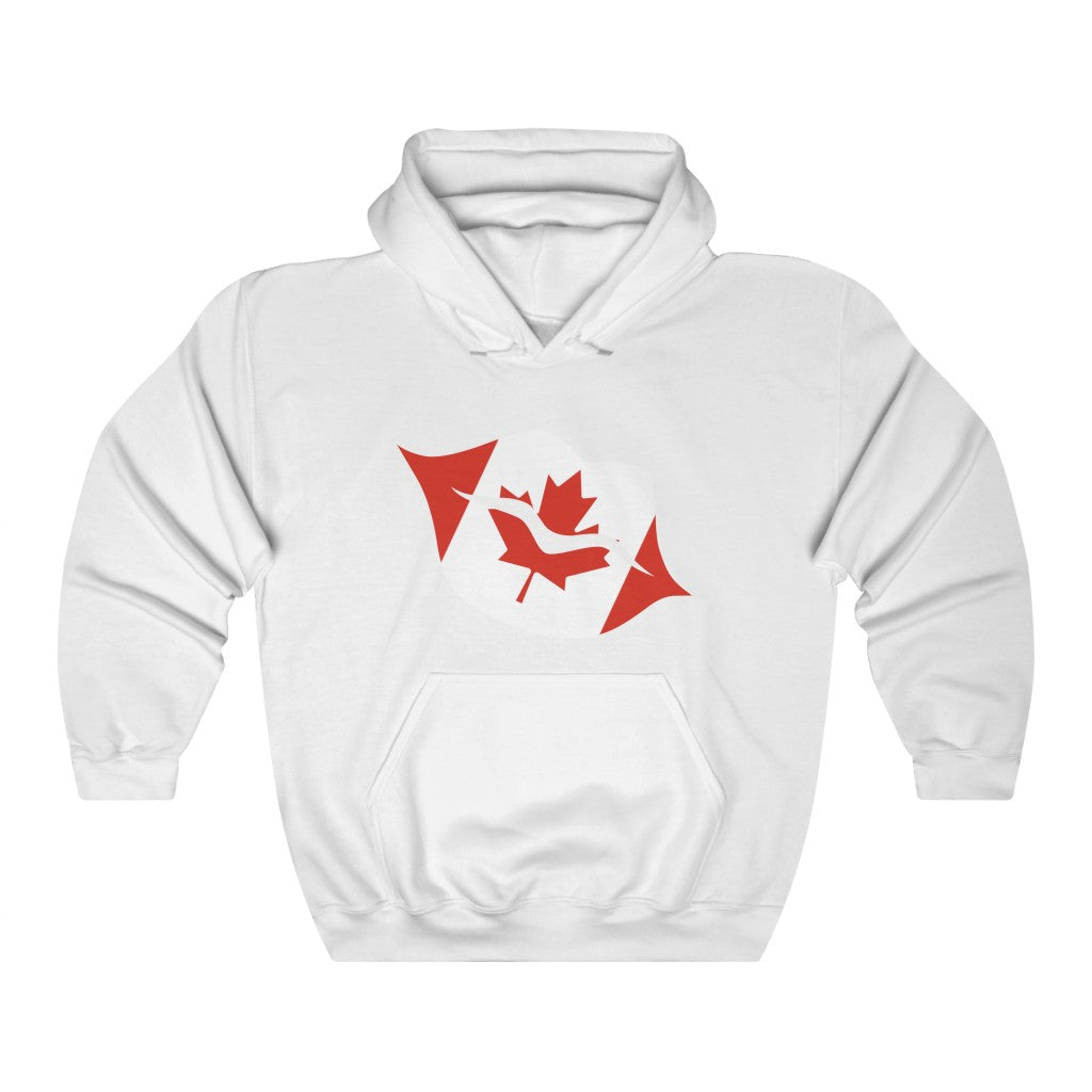 Canada Lips Flag Hoodie Sweatshirt - Unisex
