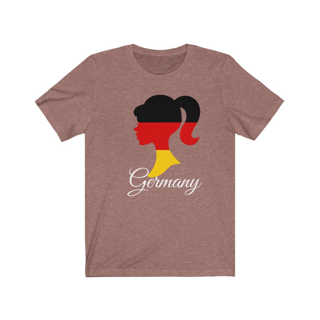 Germany Girl Flag Premium Tee 2 - Unisex
