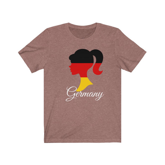Germany Girl Flag Premium Tee 2 - Unisex