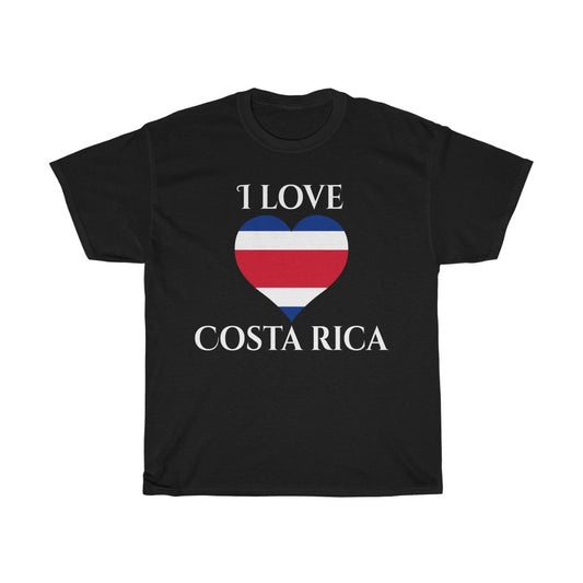 Costa Rica Heart Flag Standard Tee 2 - Unisex