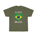 Brazil Heart Flag Standard Tee 2 - Unisex