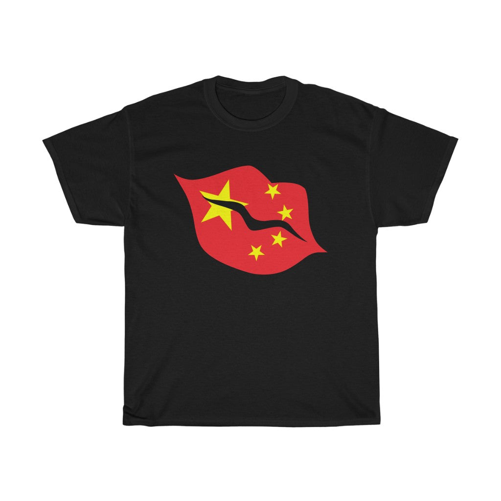 China Lips Flag Standard Tee - Unisex