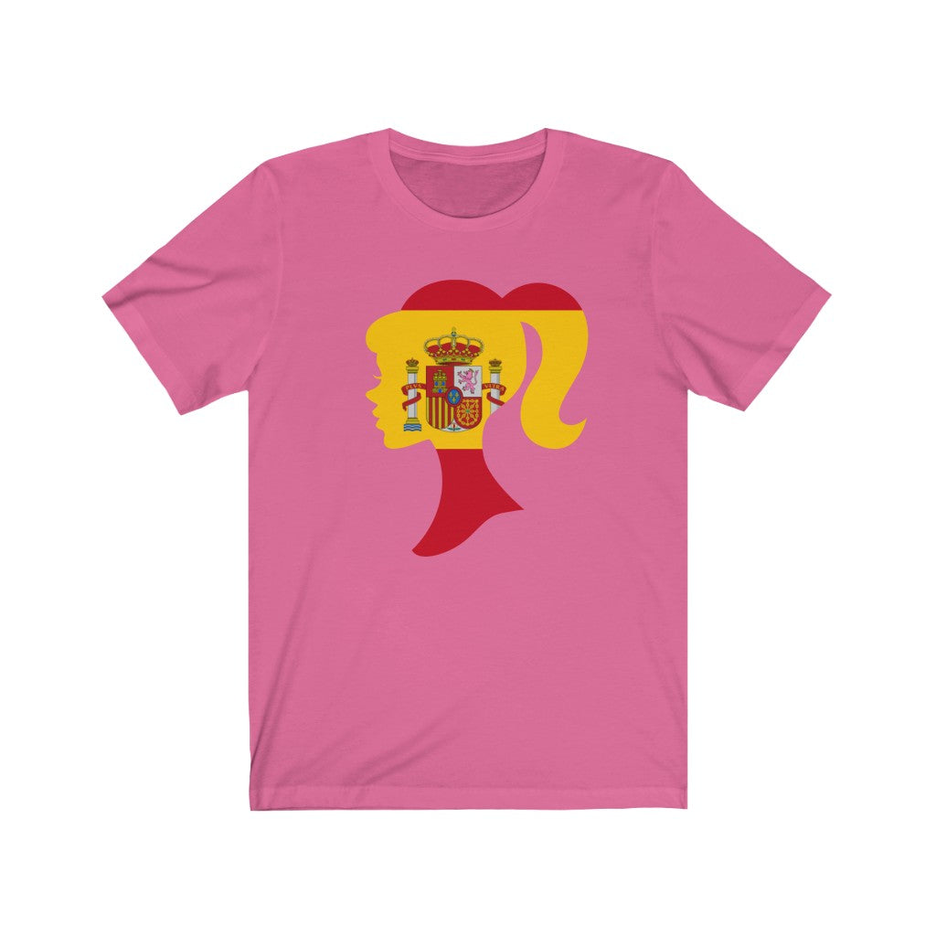 Spain Girl Flag Premium Tee - Unisex
