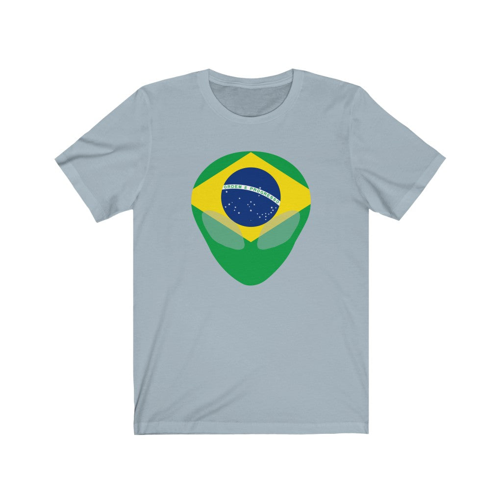 Brazil Alien Flag Premium Tee - Unisex