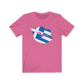 Greece Lips Flag Premium Tee - Unisex
