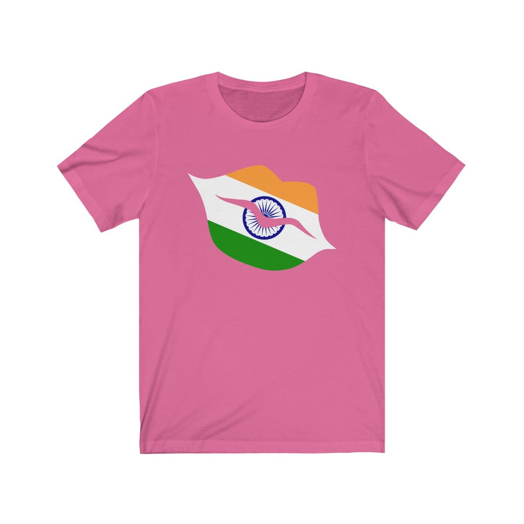 India Lips Flag Premium Tee - Unisex