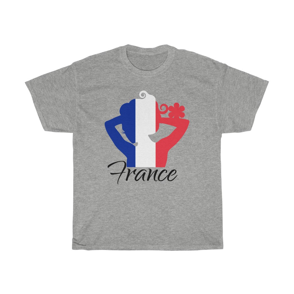 France Lady Flag Standard Tee 1 - Unisex