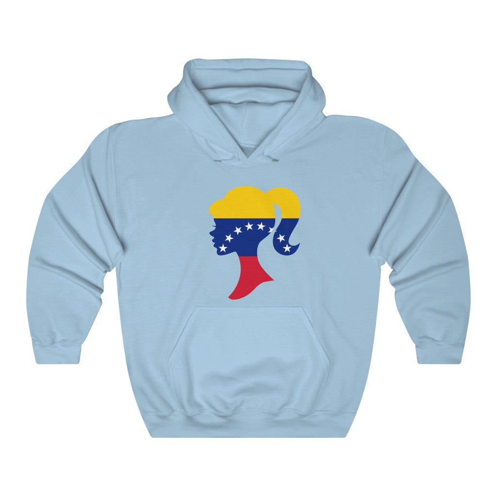 Venezuela Girl Flag Hoodie Sweatshirt - Unisex