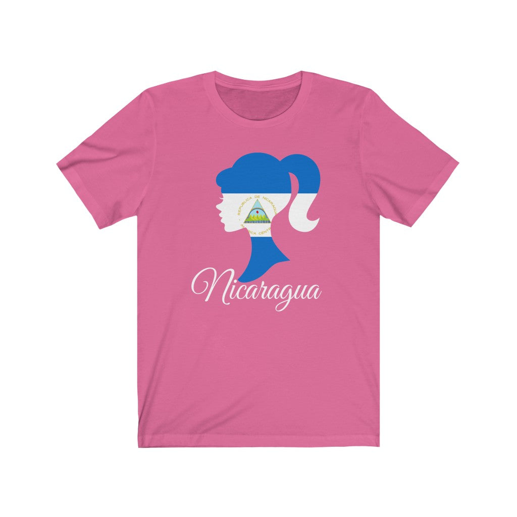 Nicaragua Girl Flag Premium Tee 2 - Unisex