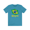 Brazil (Beijos) Lips Flag Premium Tee 1a - Unisex
