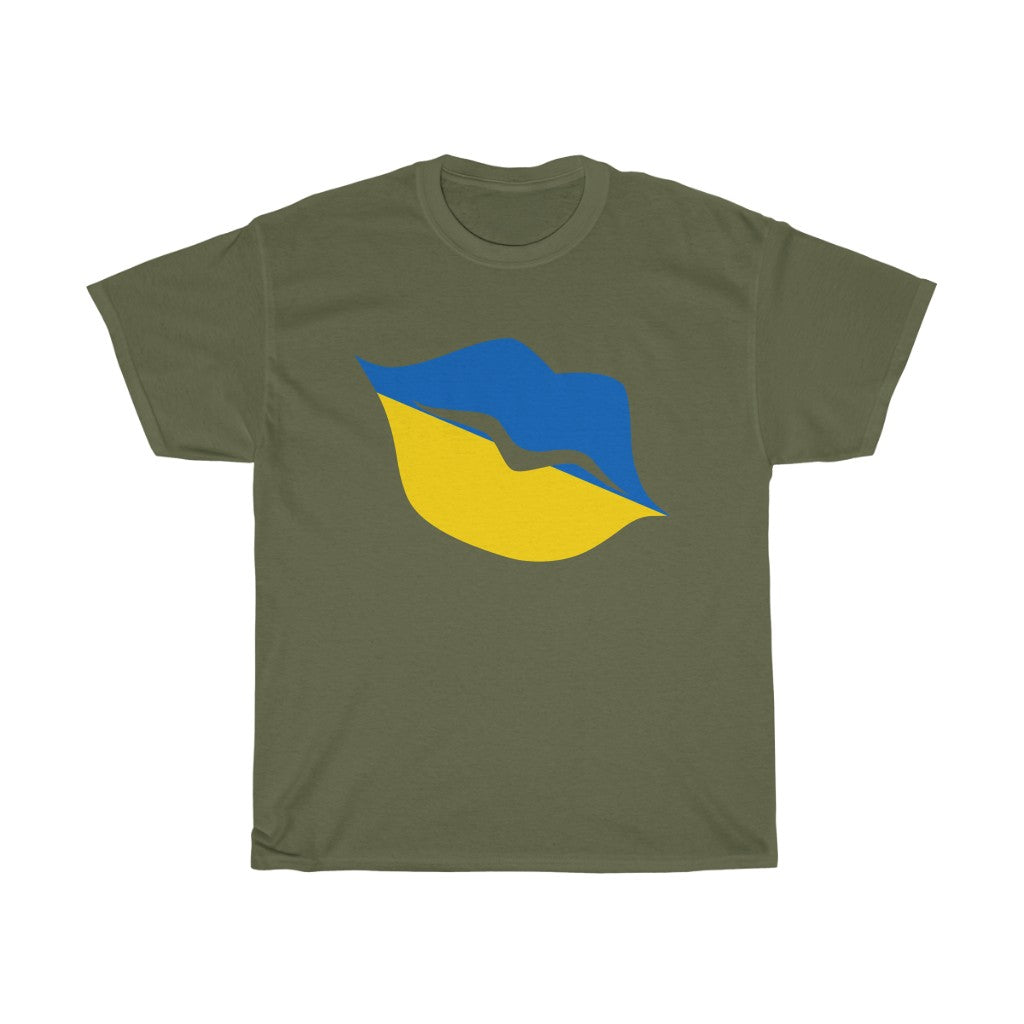 Ukraine Lips Flag Standard Tee - Unisex