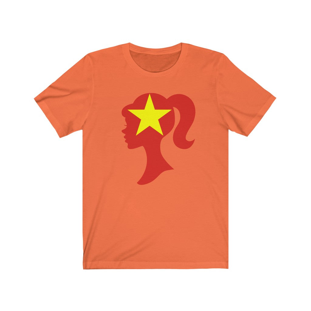 Vietnam Girl Flag Premium Tee - Unisex