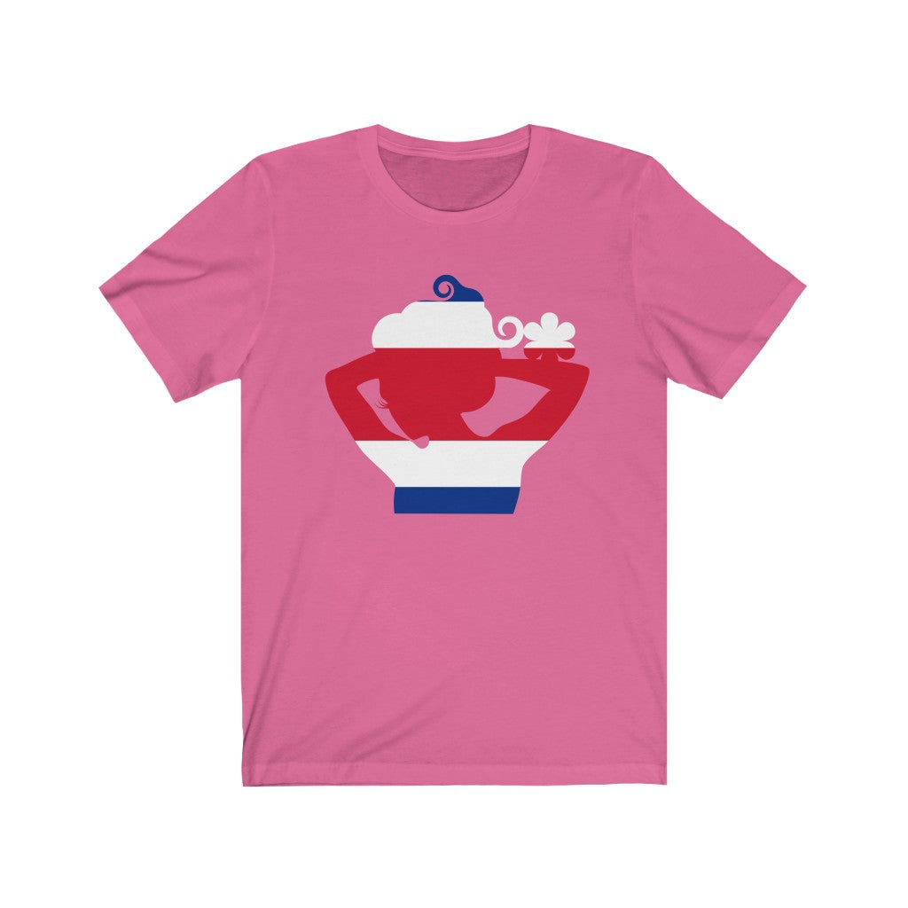 Costa Rica Lady Flag Premium Tee - Unisex