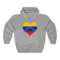 Venezuela Heart Flag Hoodie Sweatshirt - Unisex