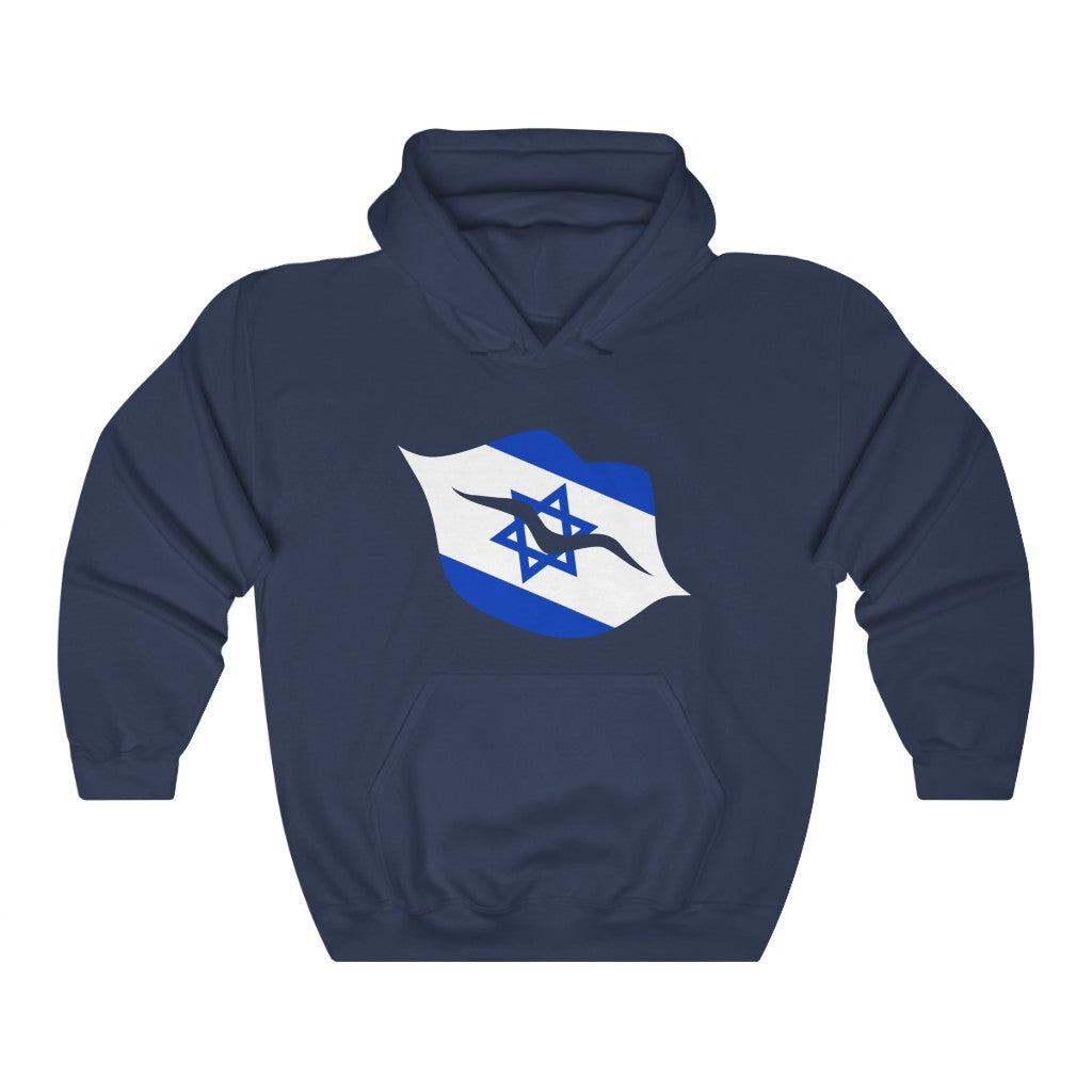 Israel Lips Flag Hoodie Sweatshirt - Unisex