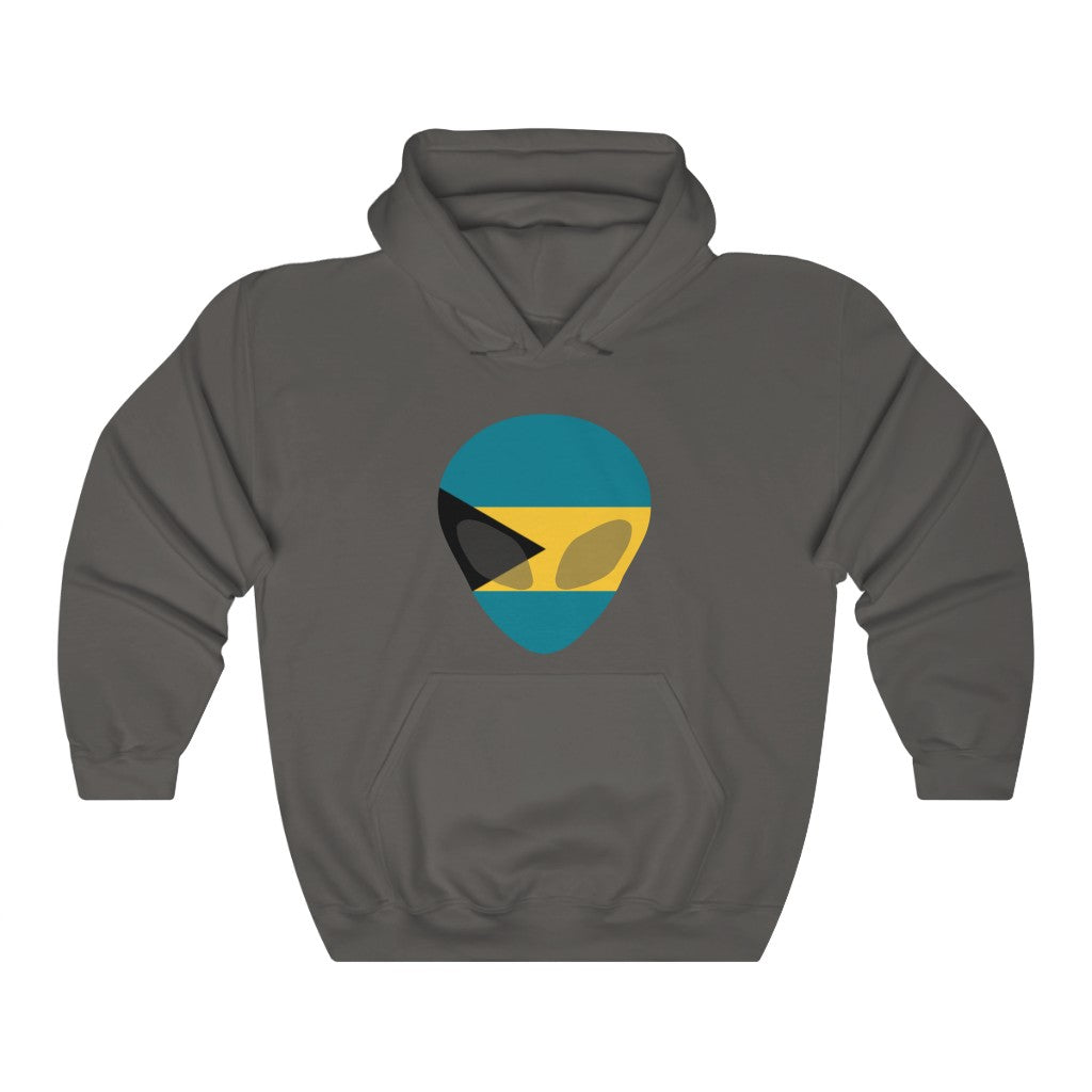 Bahamas Alien Flag Hoodie Sweatshirt - Unisex