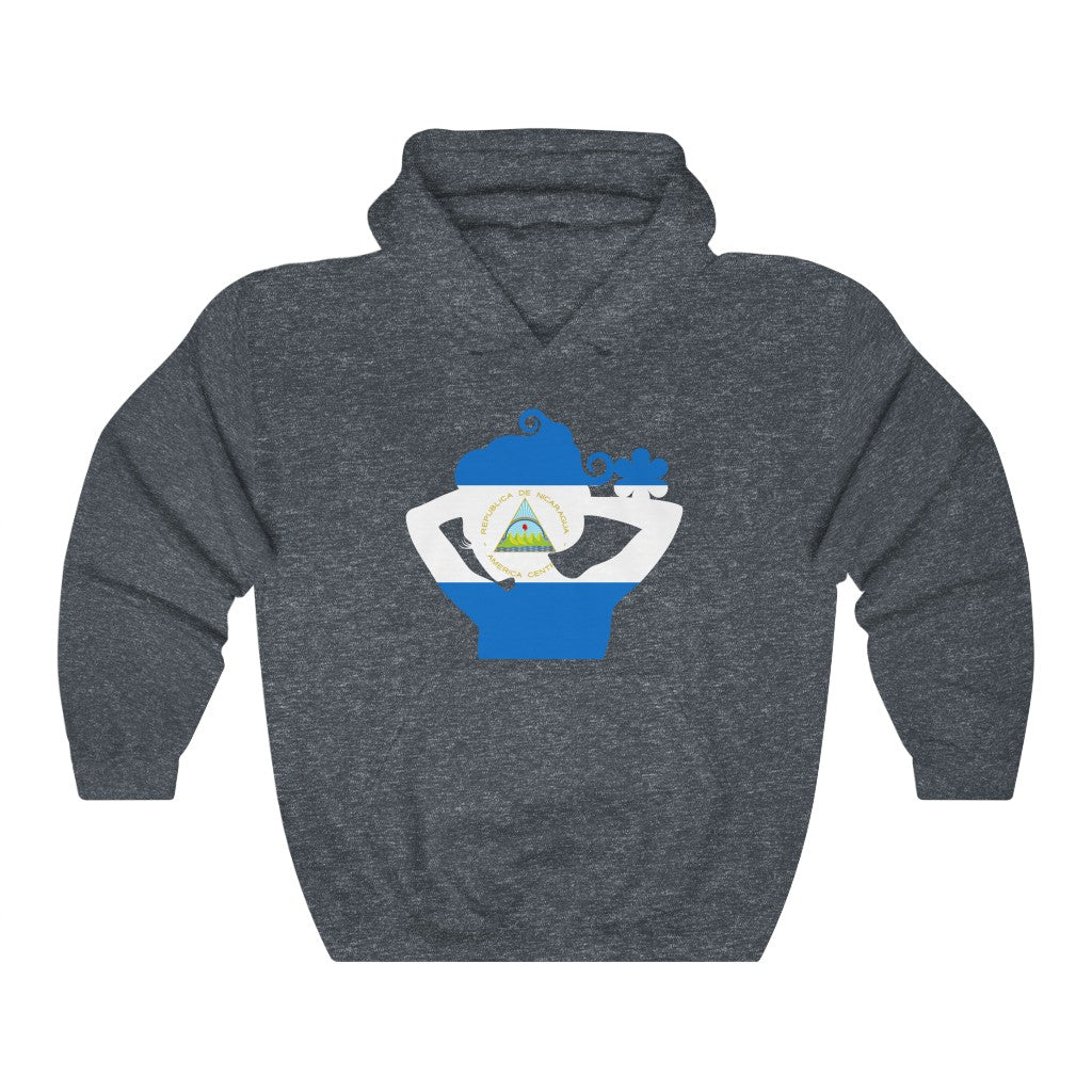 Nicaragua Lady Flag Hoodie Sweatshirt - Unisex