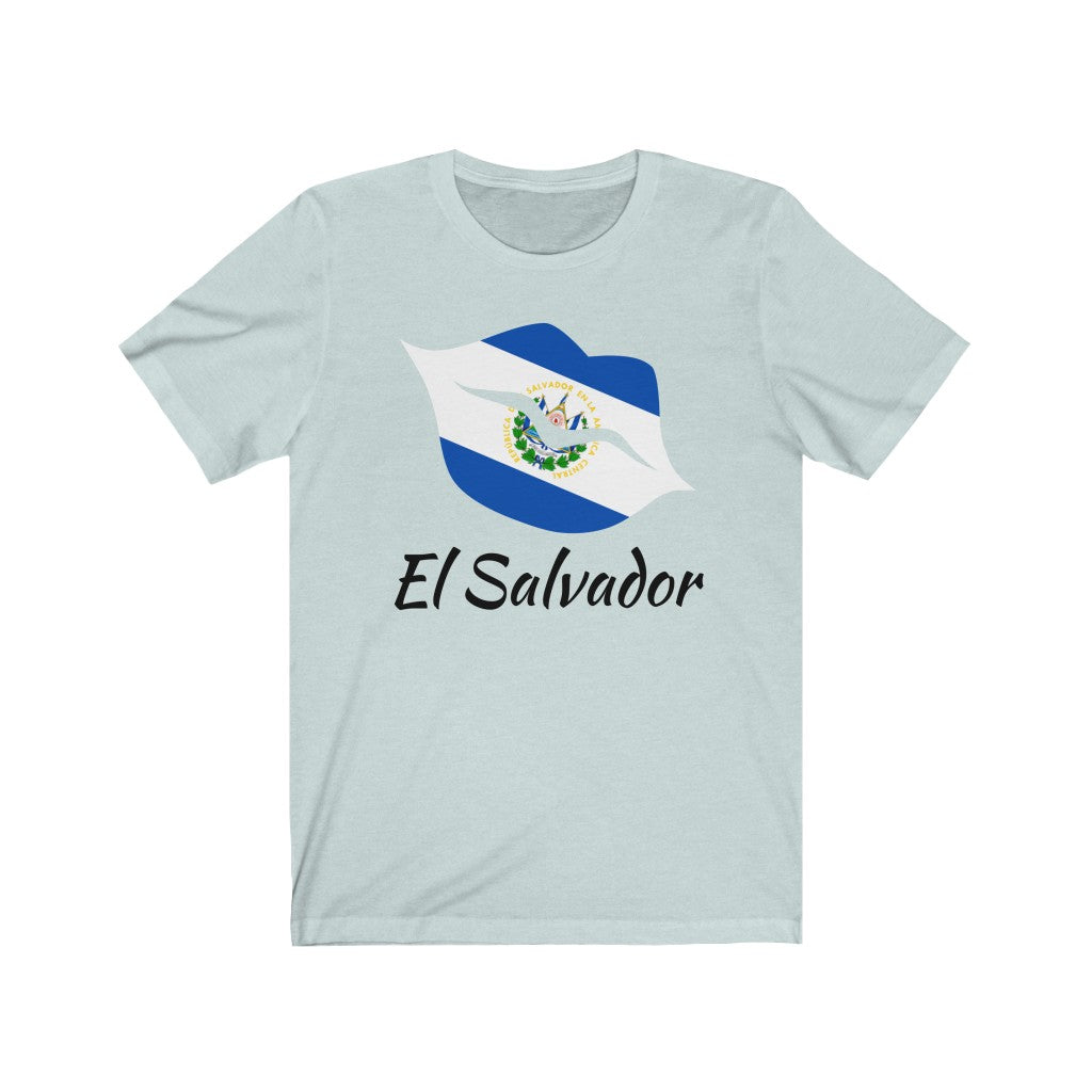 El Salvador Lips Flag Premium Tee 1 - Unisex