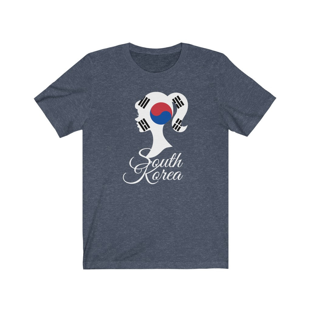 South Korea Girl Flag Premium Tee 2 - Unisex