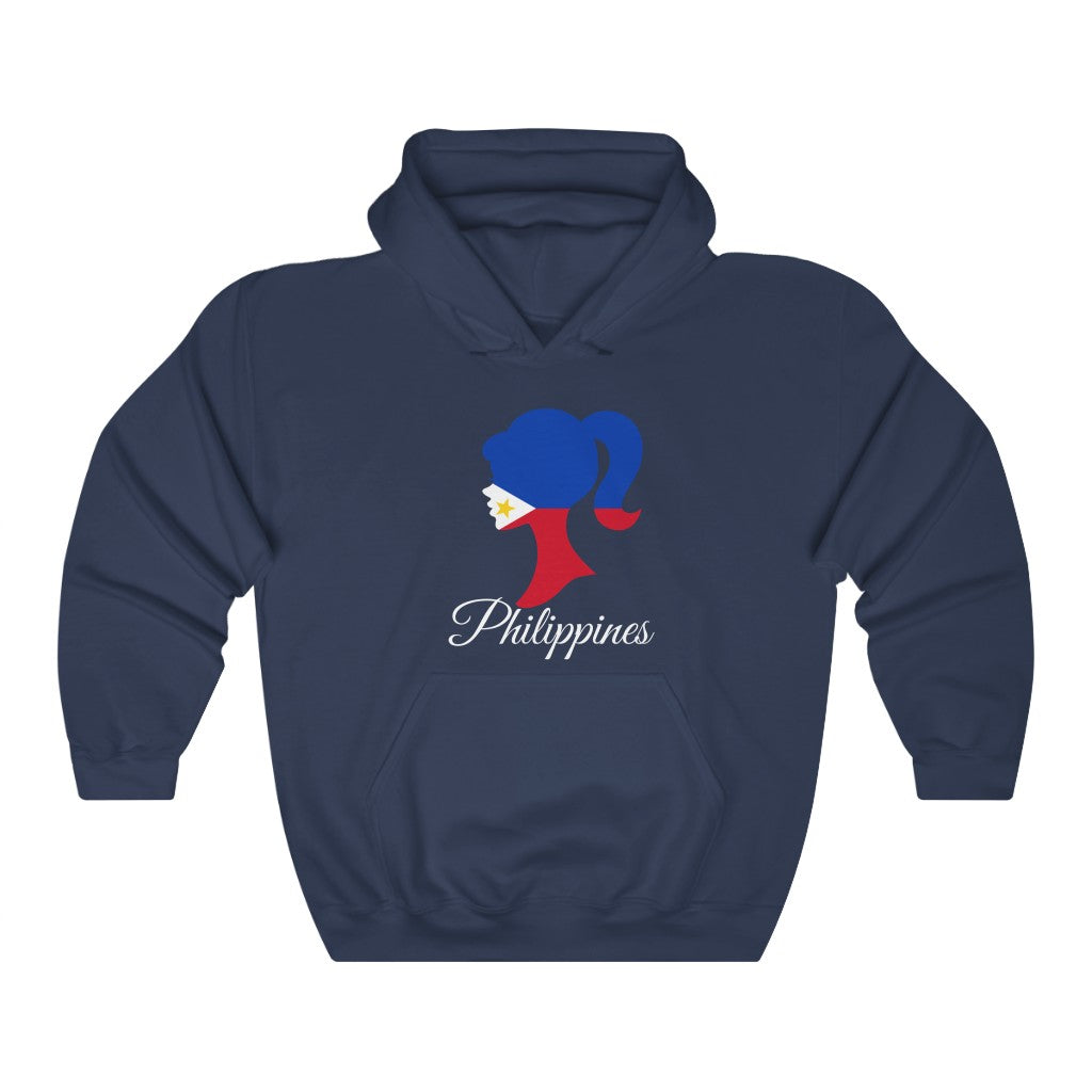 Philippines Girl Flag Hoodie Sweatshirt 2 - Unisex