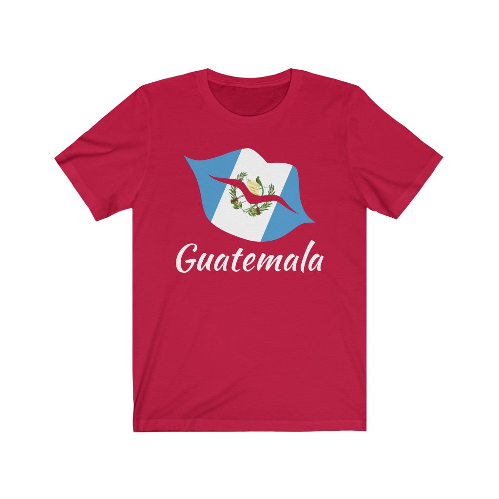 Guatemala Lips Flag Premium Tee 2 - Unisex