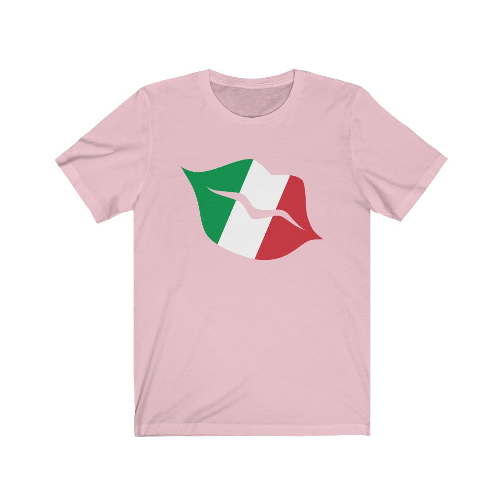 Italy Lips Flag Premium Tee - Unisex