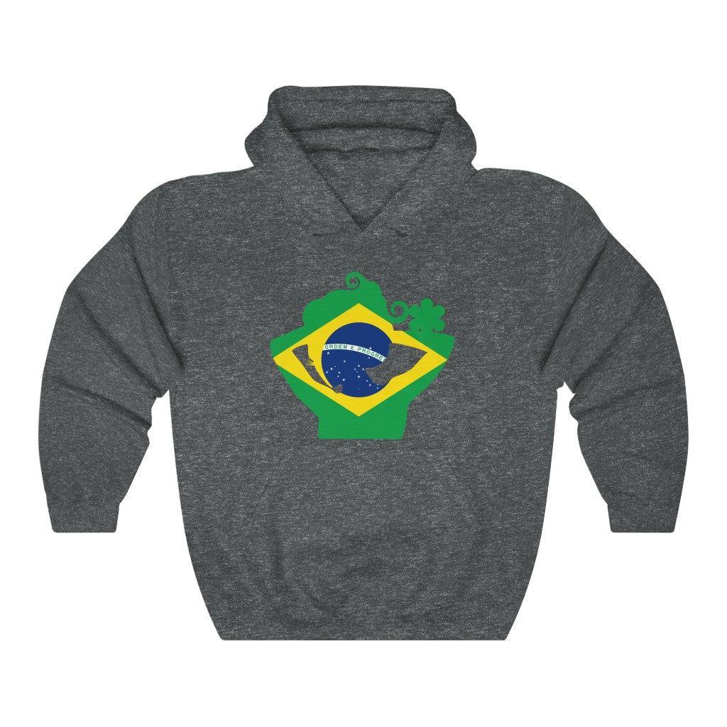 Brazil Lady Flag Hoodie Sweatshirt - Unisex