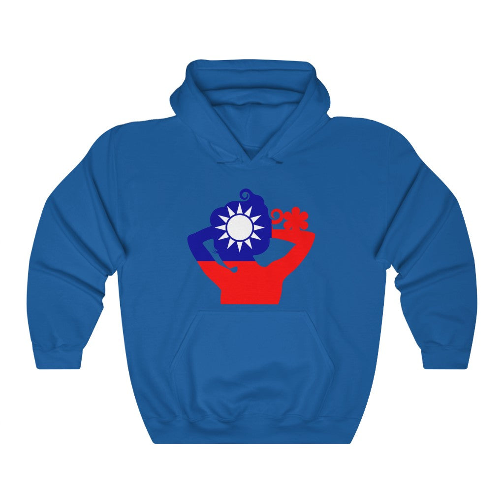 Republic of China - Taiwan Lady Flag Hoodie Sweatshirt - Unisex