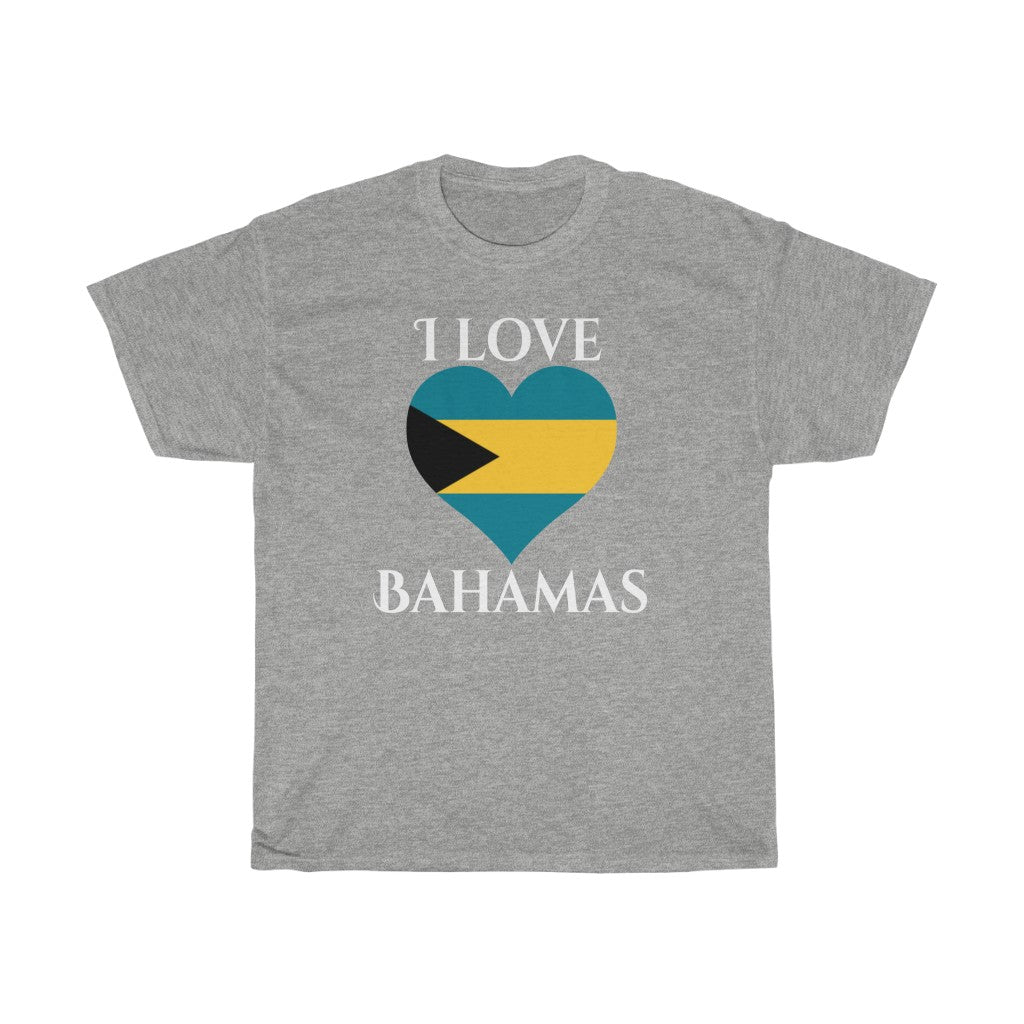 Bahamas Heart Flag Standard Tee 2 - Unisex