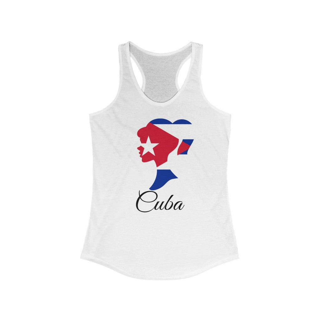 Cuba Girl Flag Tank 1 - Women