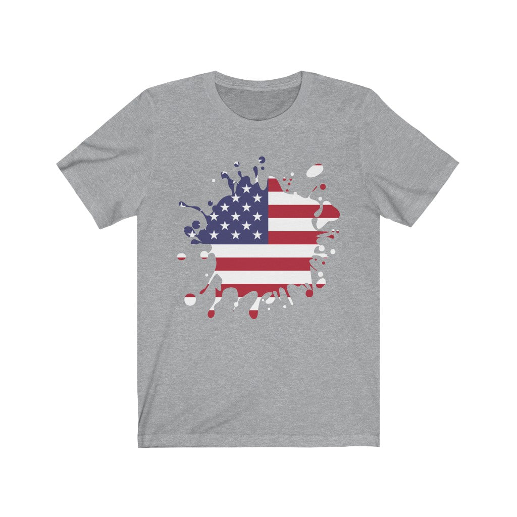 United States of America Splat Flag Premium Tee - Unisex