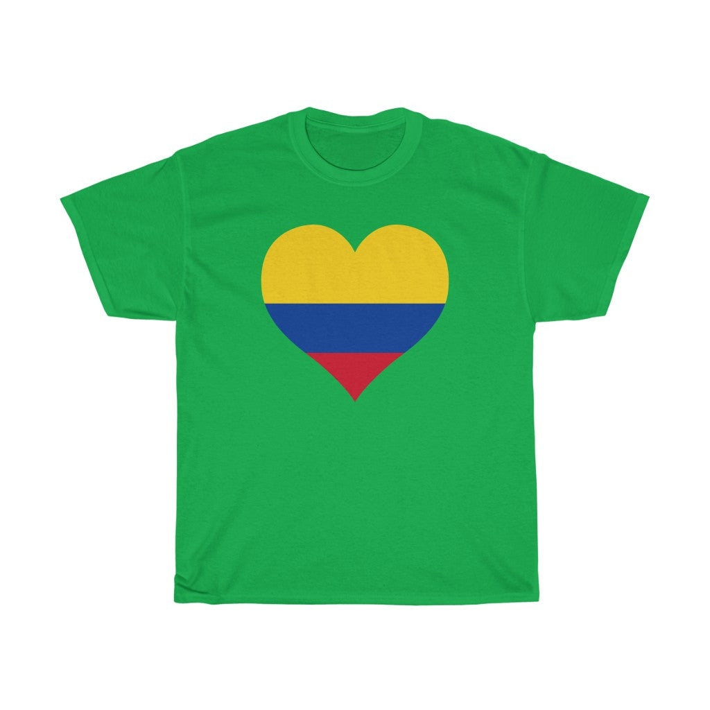 Colombia Heart Flag Standard Tee - Unisex