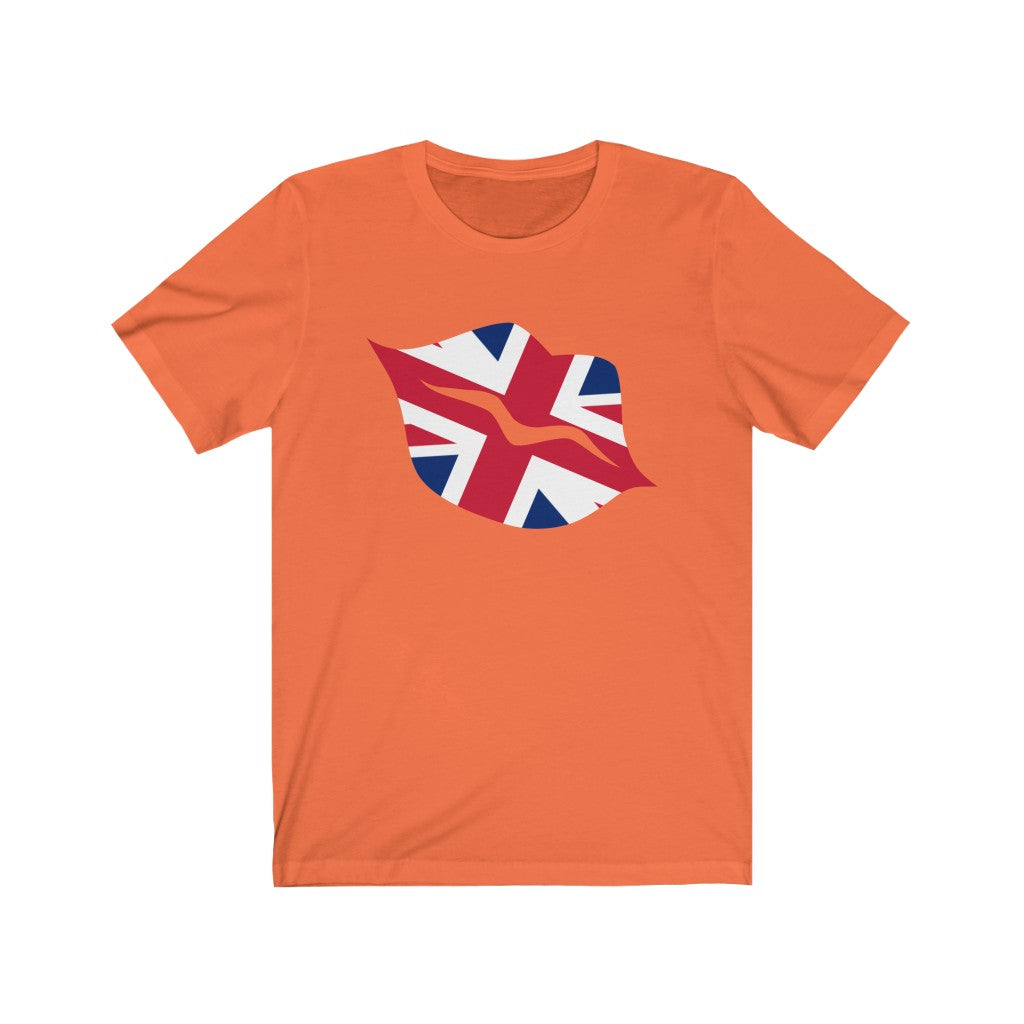 United Kingdom Lips Flag Premium Tee - Unisex