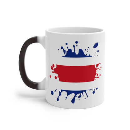 Costa Rica Splat Color Changing Mug