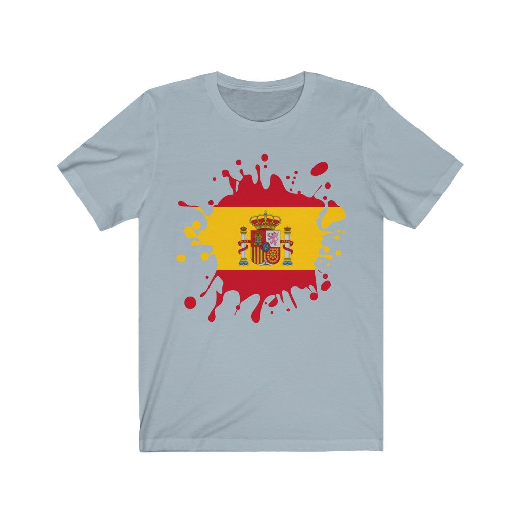 Spain Splat Flag Premium Tee - Unisex