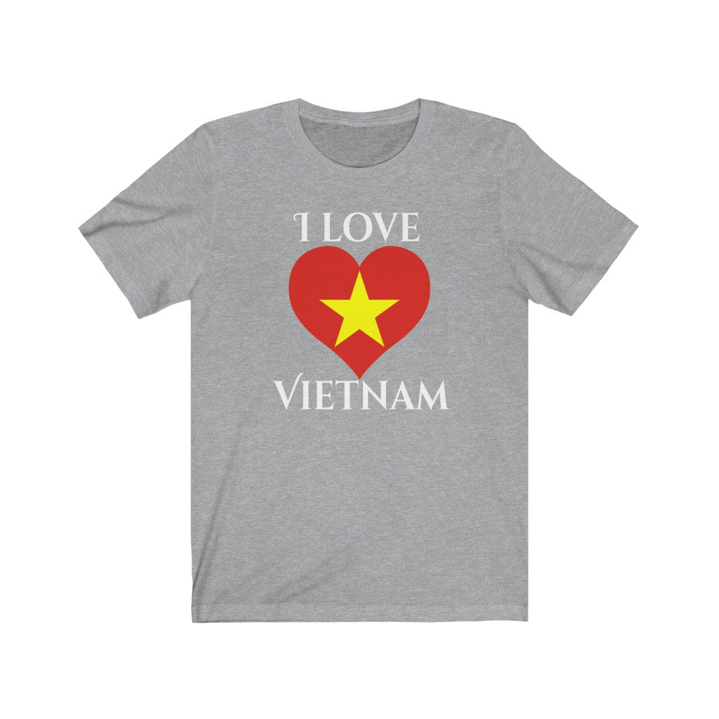 Vietnam Heart Flag Premium Tee 2 - Unisex