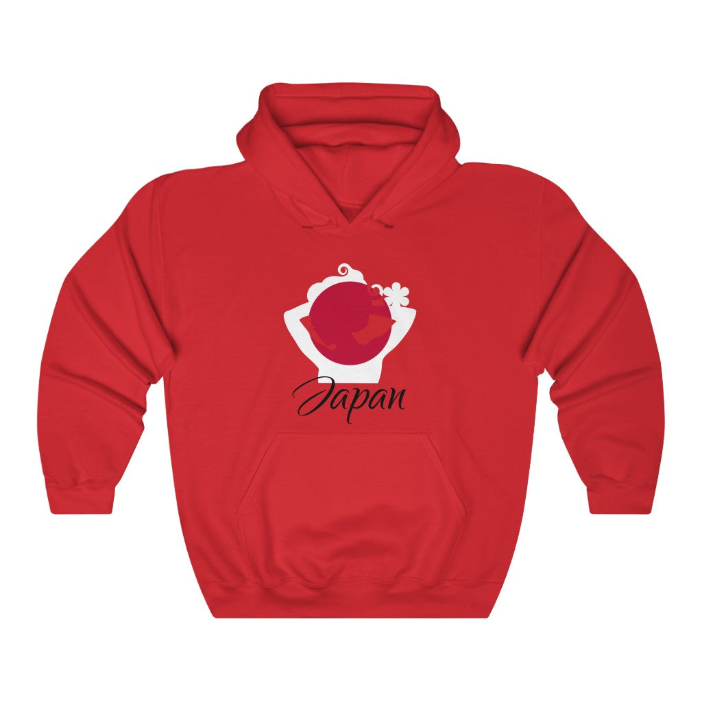Japan Lady Flag Hoodie Sweatshirt 1 - Unisex